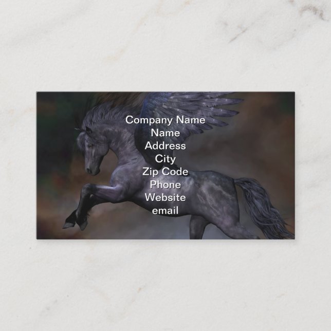 Ebony Business Card (Front)