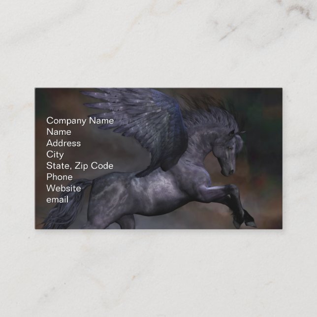 Ebony Business Card (Front)