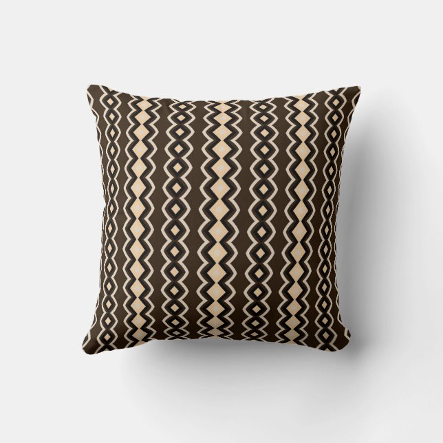 Ebony Diamonds Cushion (Back)