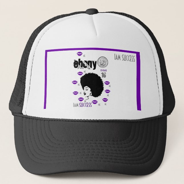 EBONY DIME TRUCKER HAT (Front)