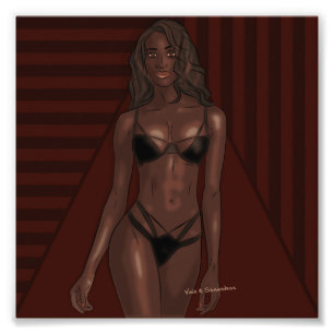 Ebony Eyes Photo Print