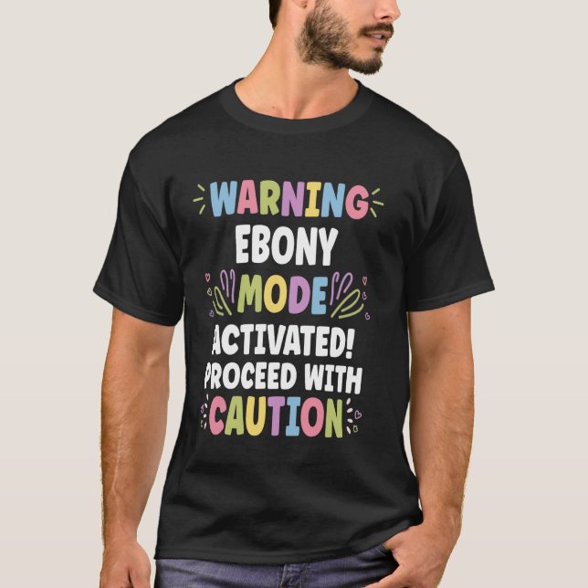 EBONY Personalized Name Funny Cute Custom EBONY Na T-Shirt (Front)
