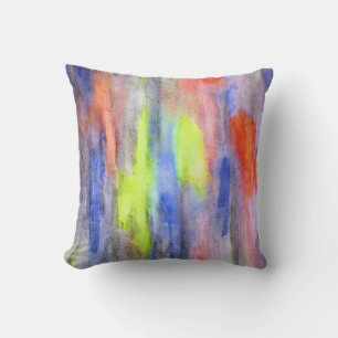 Ebony Rainbow Orange Pillow