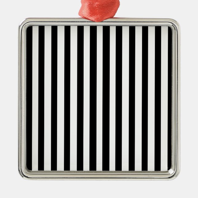 Ebony Snow Metal Tree Decoration (Front)