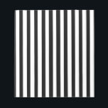 Ebony Snow Notepad<br><div class="desc">Ebony Snow is a simple design of black and white stripes that suits all occasions and items. This image is available on a variety of other products,  just click the link below the photo near 'About this Design'.</div>