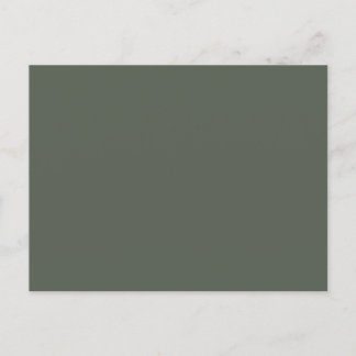 Ebony Solid Colour Postcard