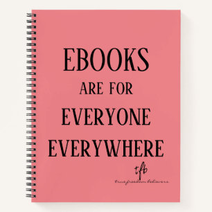 Ebooks Everyone Everywhere Personalized Notebook