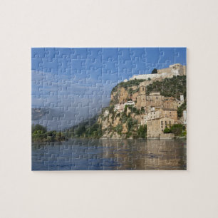 Ebro River (Ria Ebre); Templar castle; early Jigsaw Puzzle