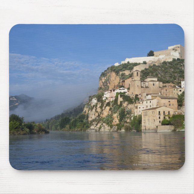 Ebro River (Ria Ebre); Templar castle;  early Mouse Pad (Front)