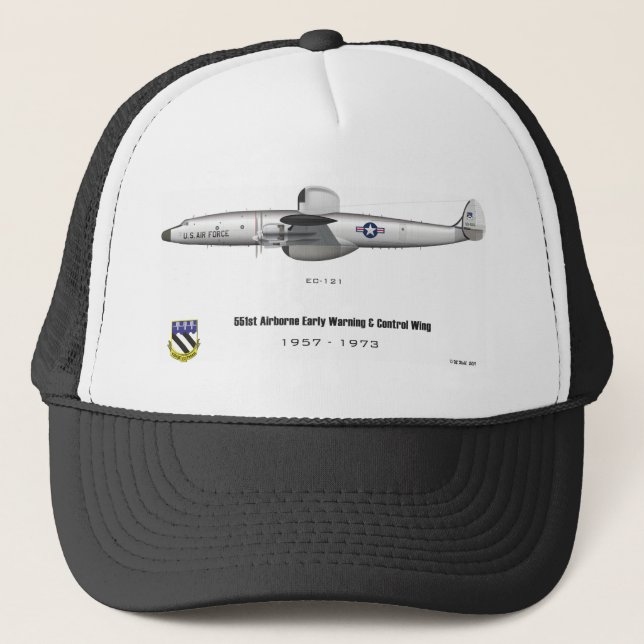 EC-121 Connie Profile Trucker Hat (Front)