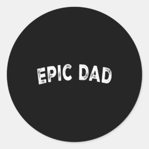 Ec Dad  Classic Round Sticker