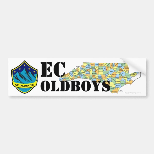EC Oldboys Bumper Sticker (Front)