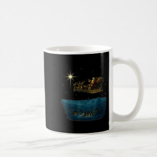 Ec Santa Sleigh With And Stars Coffee Mug