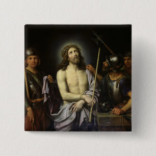 Ecce Homo 15 Cm Square Badge