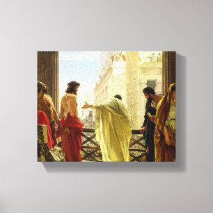 Ecce Homo, 1871 by Antonio Ciseri Canvas Print