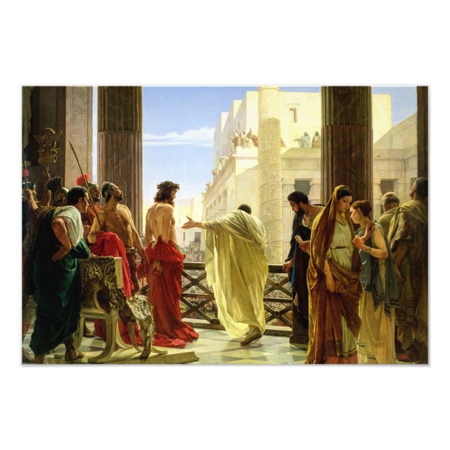 Ecce Homo, 1871 by Antonio Ciseri Photo Print (Front)
