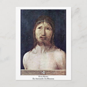 Ecce Homo By Antonello Da Messina Postcard