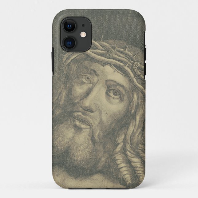 Ecce homo Holy Face of Jesus Case-Mate iPhone Case (Back)