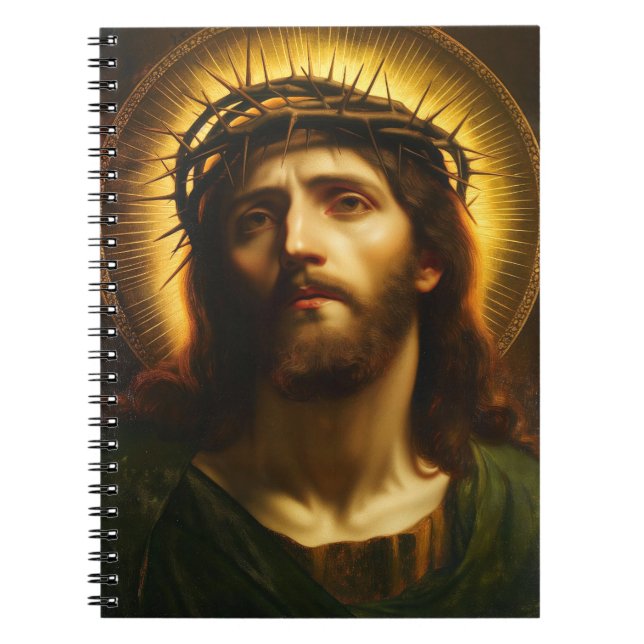 Ecce Homo | Jesus Christ with Crown of Thorns Notebook (Front)