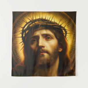 Ecce Homo Jesus Christ with Crown of Thorns Tapestry