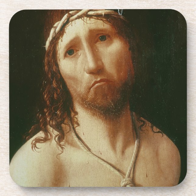 Ecce Homo (oil on panel) Coaster (Front)