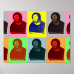 Ecce Homo - Pop Art Style Poster<br><div class="desc">Ecce Homo - Pop Art Style. ecce, homo, spain, spanish, art, restauration, fashion, ecce homo, pop art, stylish, news, espana, espanol, espanola, pop, espanola.</div>