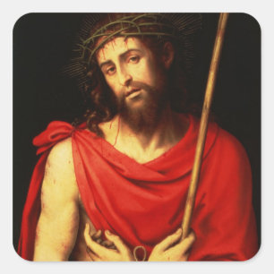 Ecce Homo Square Sticker