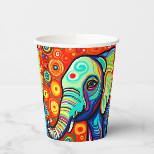 Eccentric Elephant Paper Cups