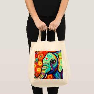 Eccentric Elephant Tote Bag