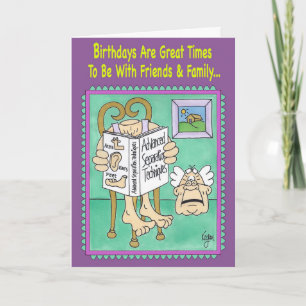 ECCENTRIC HERMIT Birthday Card