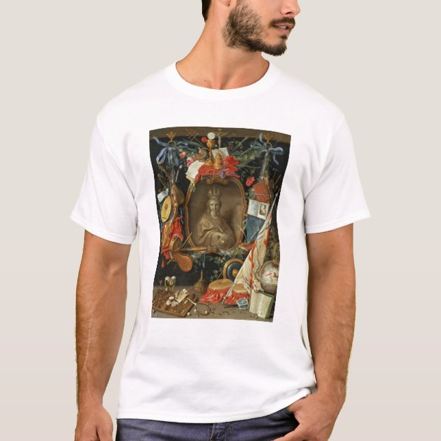 Ecclesia Surrounded by Symbols of Vanity T-Shirt (Front)