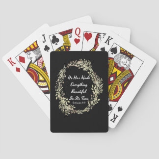 Ecclesiastes 311 NIV - Bible Verse Playing Cards