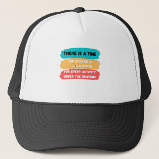 ECCLESIASTES 3 TRUCKER HAT
