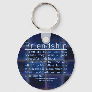 Ecclesiastes 4:9-10 key ring