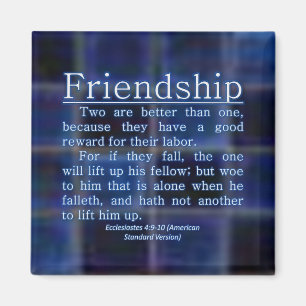 Ecclesiastes 4:9-10 magnet