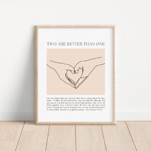 Ecclesiastes 4:9-12 poster
