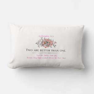 Ecclesiastes 4:9 Pillow