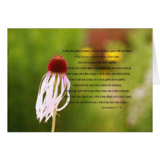 Ecclesiastes Verse Card