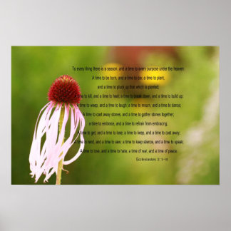 Ecclesiastes Verses Poster