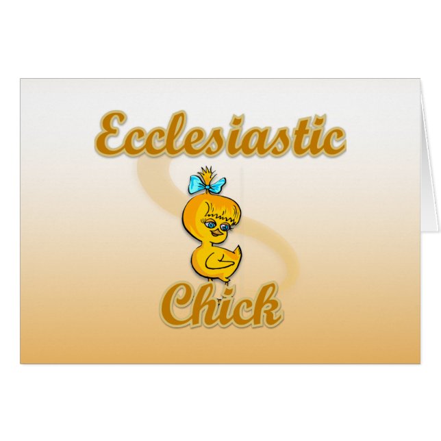 Ecclesiastic Chick (Front Horizontal)