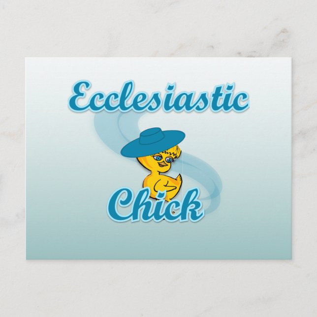 Ecclesiastic Chick #3 Postcard (Front)
