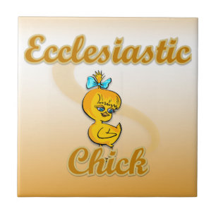 Ecclesiastic Chick Ceramic Tile