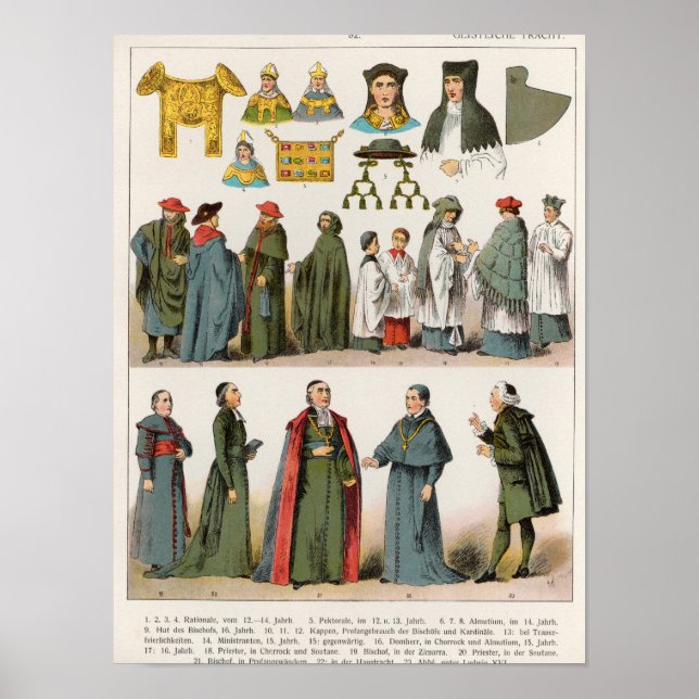 Ecclesiastical Dress Poster (Front)