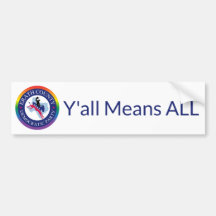 ECDP Pride Bumper Sticker - Y'all Means ALL
