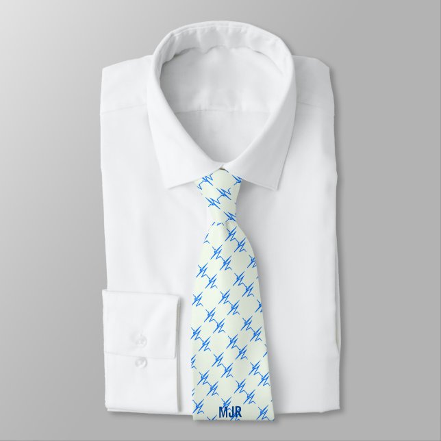 ECG Electrocardiograph - Medical Staff Tie (Tied)