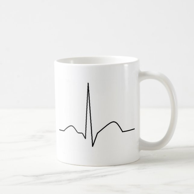 ECG - synus rhythm Coffee Mug (Right)