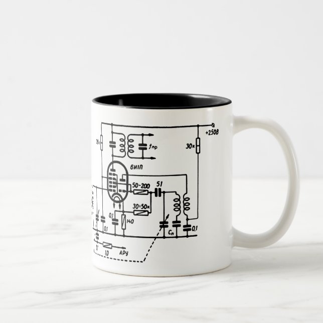 ECH81 Frequency Converter Mug (Right)