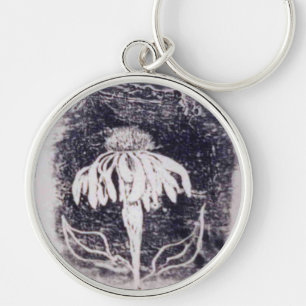 "Echenecea" Floral Keychain