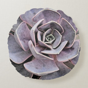 Echeveria "rose" Succulent Round Cushion