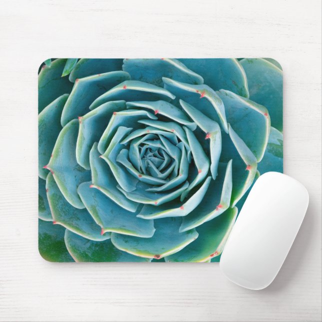 Echeveria Rosette, Secret Garden of Marrakech Mouse Pad (With Mouse)